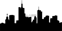 法蘭克福,德國,天際線
