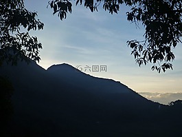 山,風景,天空