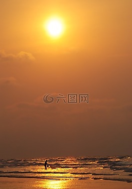水,天空,自然
