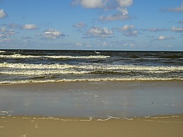 海,海灘,海浪