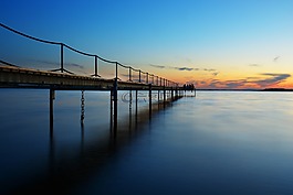 假期,日落,夏季