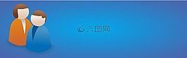 用戶,藍色,現代