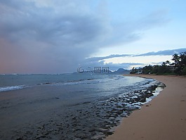 夏威夷,日出,kapa'a