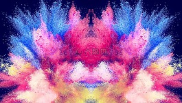 粉,对称性,颜色