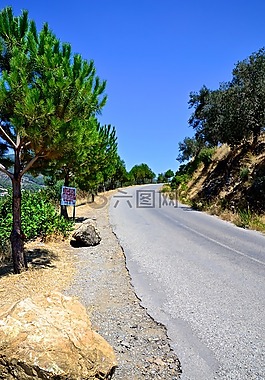 土耳其,山区公路,岩