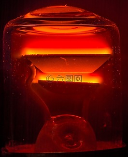 輝光燈,光,燈泡
