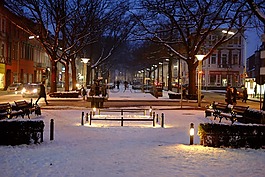 krefeld,冬天,城市