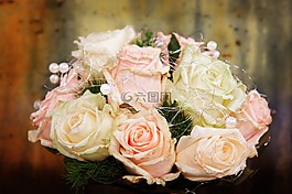 婚禮花束,花束,玫瑰