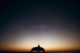 長(zhǎng)凳,黑暗,日出