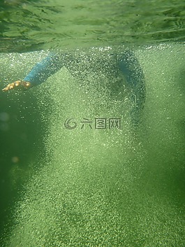 溪降,瀑布,河