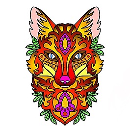福克斯,色彩繽紛,動(dòng)物