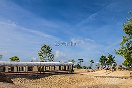 火車車廂,景觀,西方