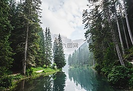 景觀,山,自然