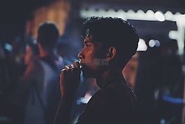 香煙,男子,人