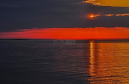 海,云,太陽