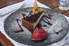 甜點,冰淇淋,芝士蛋糕