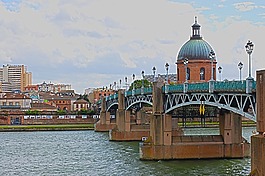 法國,橋,河