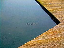 碼頭,木,木板
