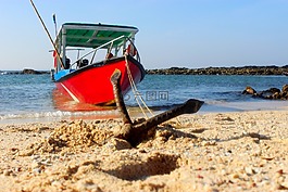 錨點,海灘,海岸