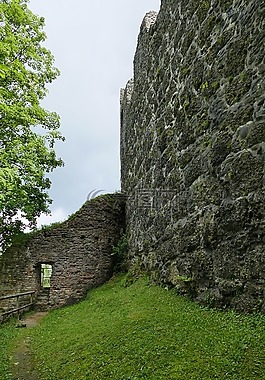 alt-trauchburg,城堡,废墟