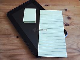 平板電腦,postit,膠粘物