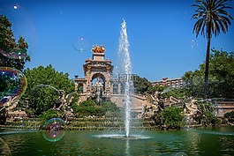 噴泉,水,水射流