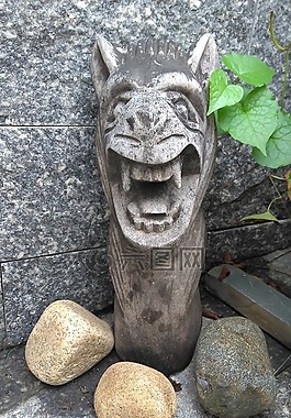 石头,雕塑,墙