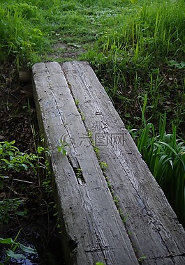 板凳,橋梁,木制