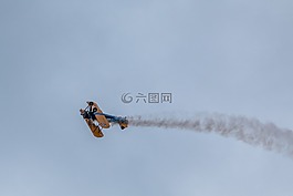 波音的斯蒂爾曼pt-13d,雙層,循環(huán)