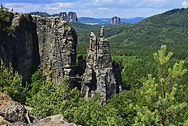 萨克森,山,性质