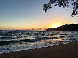 考艾島,海灘,海洋