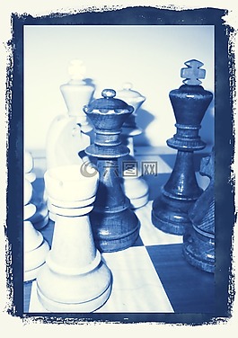 象棋,棋盤上的棋子,國王