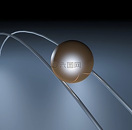 球,背景,金屬
