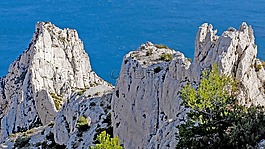 calanque,马赛,海
