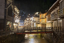 日本,温泉,客栈