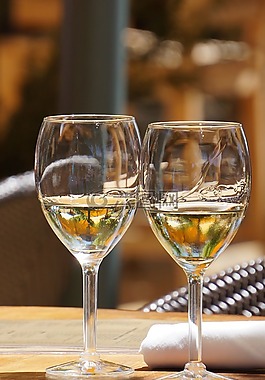 酒杯,白葡萄酒,品嘗