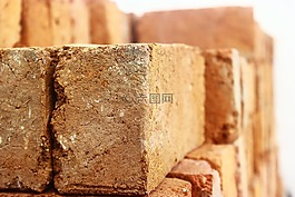 砖,红色,被烧毁