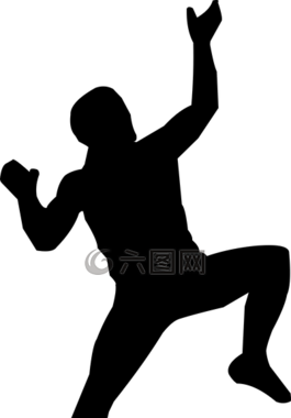 攀登,男子,山
