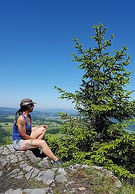 山,徒步旅行,找到家的感覺