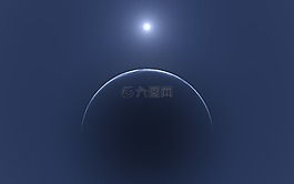 夜晚的天空,太陽(yáng),月亮