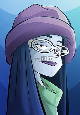 女人,冷,帽子