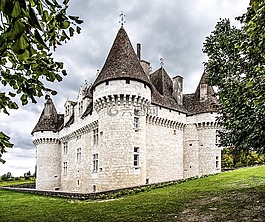 城堡 de monbazillac,中世纪,法国遗产