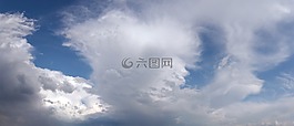 全景,天空,云