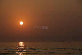 夜,海,太陽