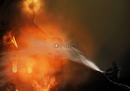 火,消防,刪除