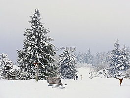 冬季远足,hochsauerland,kahler 阿斯滕