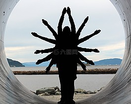 友谊,乐趣,背光