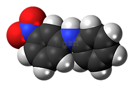 硝基二苯胺,分子,化學