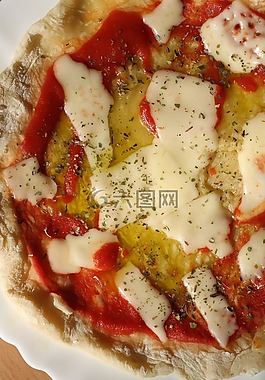 比薩,食品,餐