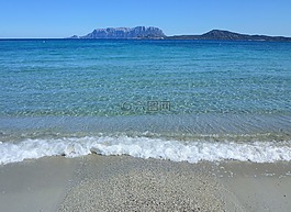 海,撒丁島,海灘